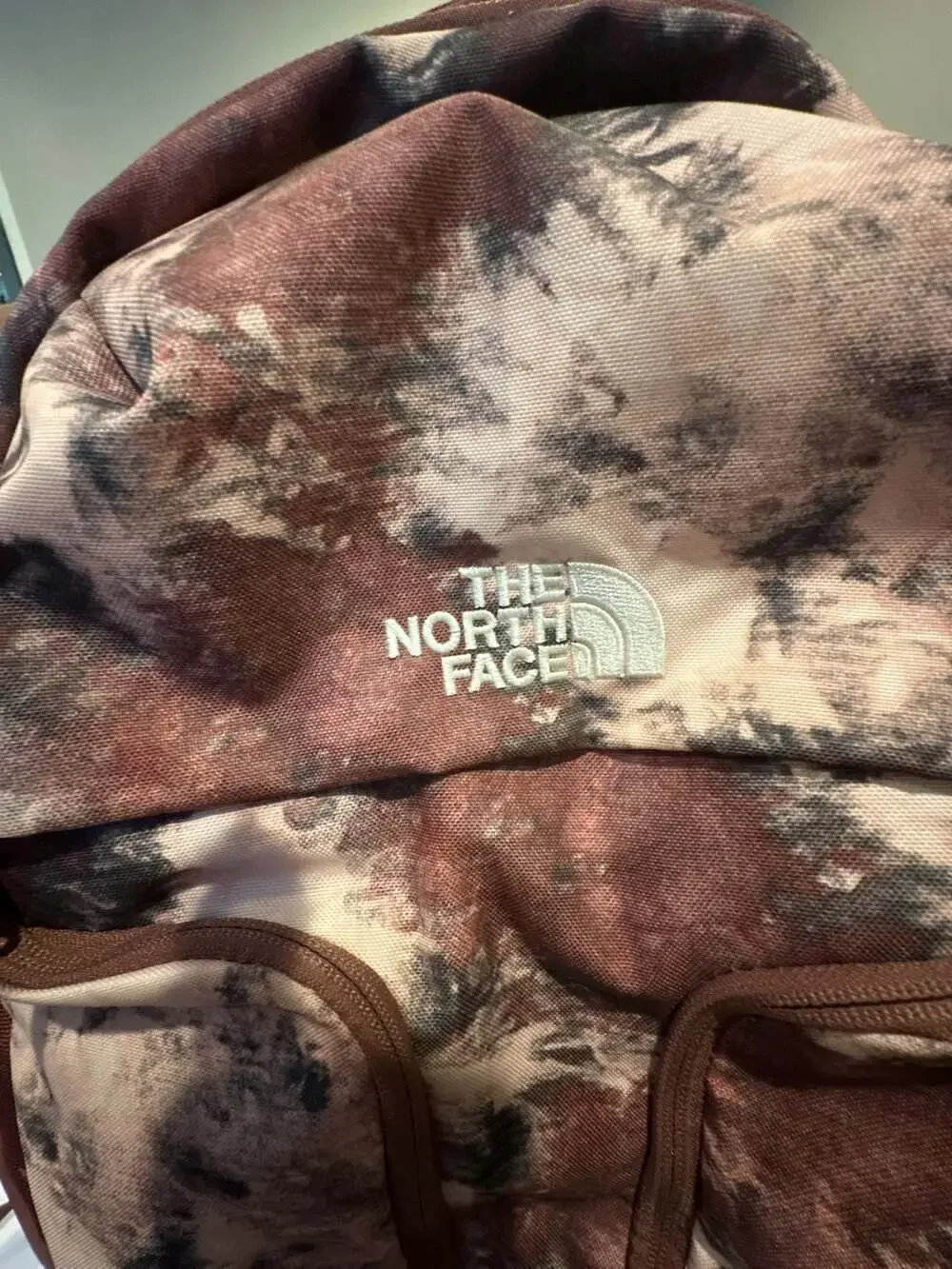 The North Face Women's Surge FlexVent Backpack Rosegold Pink Tie Dye